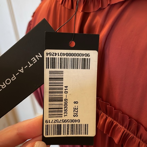 🌟Ulla Johnson Rose plissé-satin Midi Dress - Picture 8 of 12